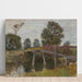 Reproductie van het schilderij Oud ponton in Langenpreising - Alfred Zoff