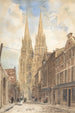 Uitzicht op Bayeux – Thomas Shotter Boys (1832) — weergave van het kunstwerk
