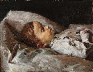 L'enfant mort - Viggo Johansen — weergave van het kunstwerk