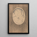 Tablet élémentaire 1 - Viking Eggeling — framed artwork on a wall