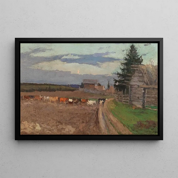 Viktor Ignatiev - Homecoming Cattle in the Moonlight.webp