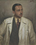 Man in witte blouse - Viktor Kiss — weergave van het kunstwerk