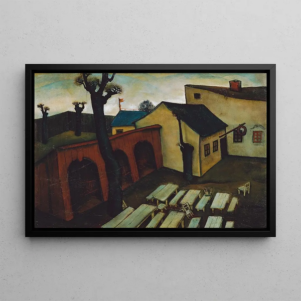 Viktor Planckh - Gasthaus in der Vorstadt.webp