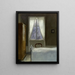 Interieur - Vilhelm Hammershøi — ingelijst kunstwerk aan de muur