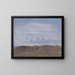 Landschap - Vilhelm Hammershøi — ingelijst kunstwerk aan de muur