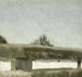 Landschap met boerderij - Vilhelm Hammershøi — weergave van het kunstwerk