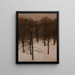 Parc Søndermarken en hiver - Vilhelm Hammershøi — ingelijst kunstwerk aan de muur