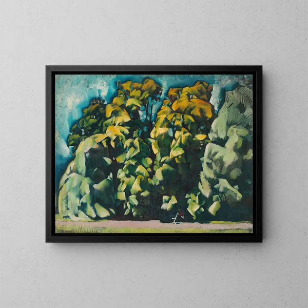 Parc - Vilmos Aba-Novák — ingelijst kunstwerk aan de muur