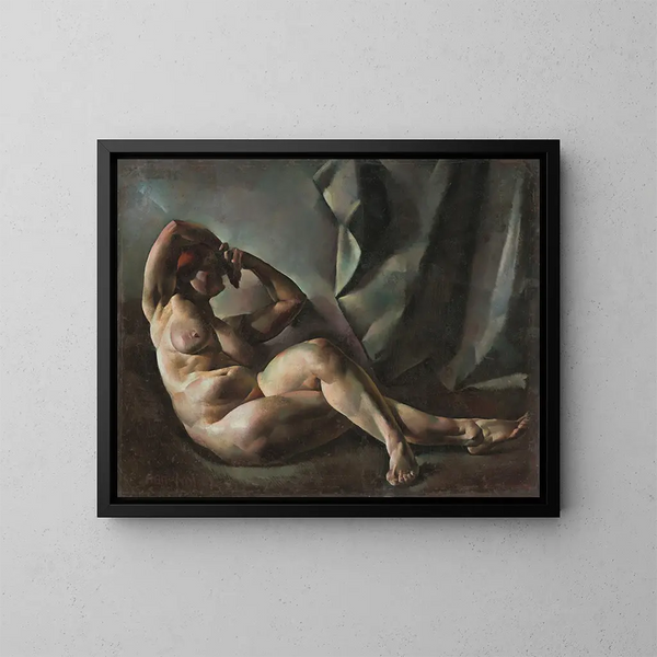 Acte de la journée - Vilmos Aba-Novák — ingelijst kunstwerk aan de muur