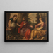 Christ met Marthe en Maria - Vincent Mal I — ingelijst kunstwerk aan de muur