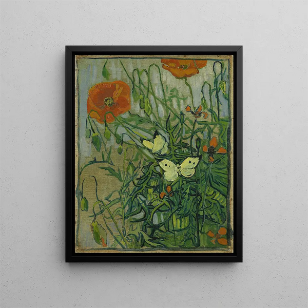 Vincent van Gogh - Butterflies and poppies.webp