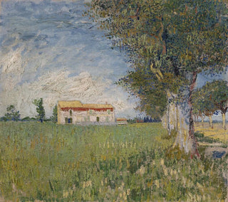 Vincent van Gogh - Farmhouse in a wheat field.webp