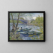 Reproductie van het schilderij van de Vissers in de Lente, Pont de Clichy (Asnières) - Vincent van Gogh