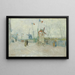 Impasse des Deux Frères - Vincent van Gogh — ingelijst kunstwerk aan de muur