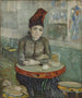 Van het café Agostina Segatori in Le tambourin - Vincent van Gogh — weergave van het kunstwerk