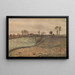 Landschap met wilgen - Vincent van Gogh — ingelijst kunstwerk aan de muur
