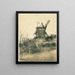 Moulin de la Galette - Vincent van Gogh — ingelijst kunstwerk aan de muur
