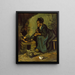 Landelijke schilderij met kokend vuur - Vincent van Gogh — ingelijst kunstwerk aan de muur