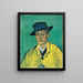 Portret van Armand Roulin (Conflictdossier) - Vincent van Gogh — ingelijst kunstwerk aan de muur