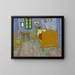 De slaapkamer - Vincent van Gogh — ingelijst kunstwerk aan de muur
