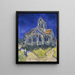 L'église d'Auvers-sur-Oise vue depuis le chevet - Vincent van Gogh — ingelijst kunstwerk aan de muur