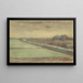 Prairies near Rijswijk and the Schenkweg - Vincent van Gogh — framed artwork on a wall