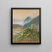 Lofer with the Loferer Steinberge - Vincenz Havlicek — framed artwork on a wall