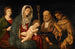 Maagd met Kind met heiligen en een donateur - Vincenzo Catena — weergave van het kunstwerk