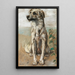 Zittende hond - Vincenzo Gemito — ingelijst kunstwerk aan de muur