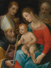 De Maagd met Kind met de heiligen Augustinus, Johannes de Evangelist en Jozef - Vincenzo Rustici — weergave van het kunstwerk