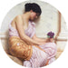 Zachte Viooltjes - John William Godward — weergave van het kunstwerk