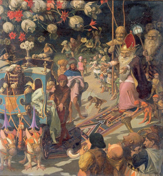 Anton Josef von Kenner - Besuch der Mondscheinprinzessin beim Zwergenknig.webp
