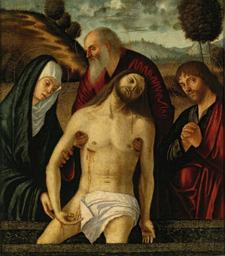 Vittore Carpaccio - The Lamentation With The Madonna And Saints Joseph Of Arimathea And John The Evangelist.webp