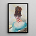 Een elegante - Vittorio Matteo Corcos — ingelijst kunstwerk aan de muur