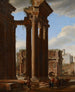 Uitzicht op het Romeinse Forum - Viviano Codazzi — weergave van het kunstwerk