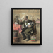 Drinking Tea - Vladimir Egorovich Makovsky — framed artwork on a wall