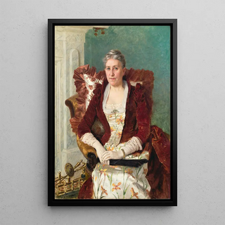 Vlaho Bukovac - Portrait of Anne Hepburn.webp