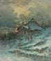 Wintermotief - Vojtech Angyal — weergave van het kunstwerk