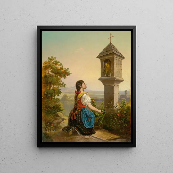 Vojtech Klimkovi - At a Wayside Shrine.webp
