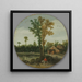Reisigers aan de rand van een meer - Esaias van de Velde — ingelijst kunstwerk aan de muur