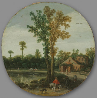 Voyageurs au bord d'un lac - Esaias van de Velde