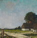 Reproduction of the painting View in the Kempen with a plank bridge - Jakob Smits