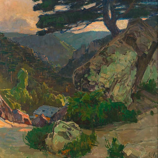 Vue dans les Klausen près de Mödling - Carl Moll