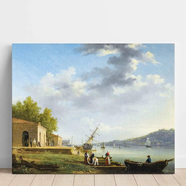 Vue de Bordeaux - Jacques-Raymond Brascassat | Reproduction Tableau Décoration murale affiche copie
