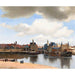 Reproduction of the painting View of Delft - Johannes Vermeer