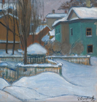 Vue de Moscou sous la neige - Elizaveta Sergeevna Kruglikova
