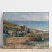 Reproductie van het schilderij van het uitzicht op de kust bij Wargemont in Normandië - Pierre-Auguste Renoir