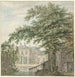 Vue de la maison de Luxembourg à Maarssen sur la Vecht - Hermanus Petrus Schouten — weergave van het kunstwerk