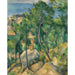 Reproduction of the painting View of the Sea L'Estaque by Paul Cézanne