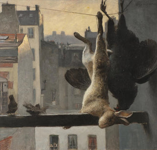 Vue de la ville avec nature morte - Hugo Salmson